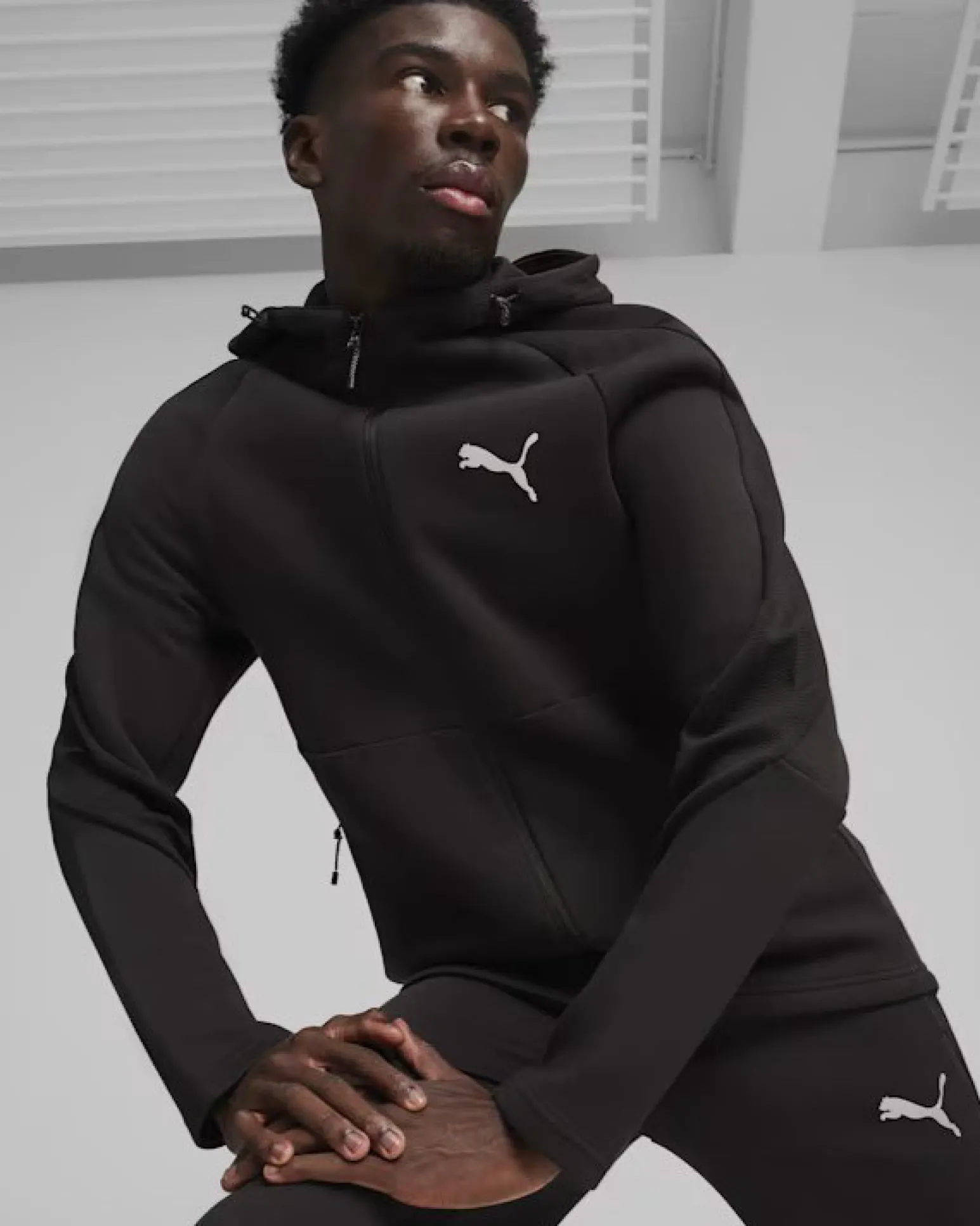 PUMA - JACKET CON CAPPUCCIO EVOSTRIPE FZ HD DA UOMO - 678995-01