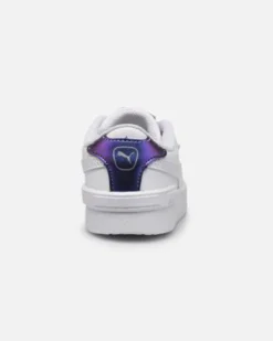 PUMA JADA BIOLUMINESCENCE AC INF - Sneakers da bambina bianca con dettagli metallizzati, numerata 20/27