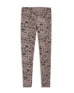 PUMA - LEGGINGS MACULATO MARRONE E NERO  ESSENTIAL GRAPHIC ANIMAL MID  DA DONNA, 693840-88