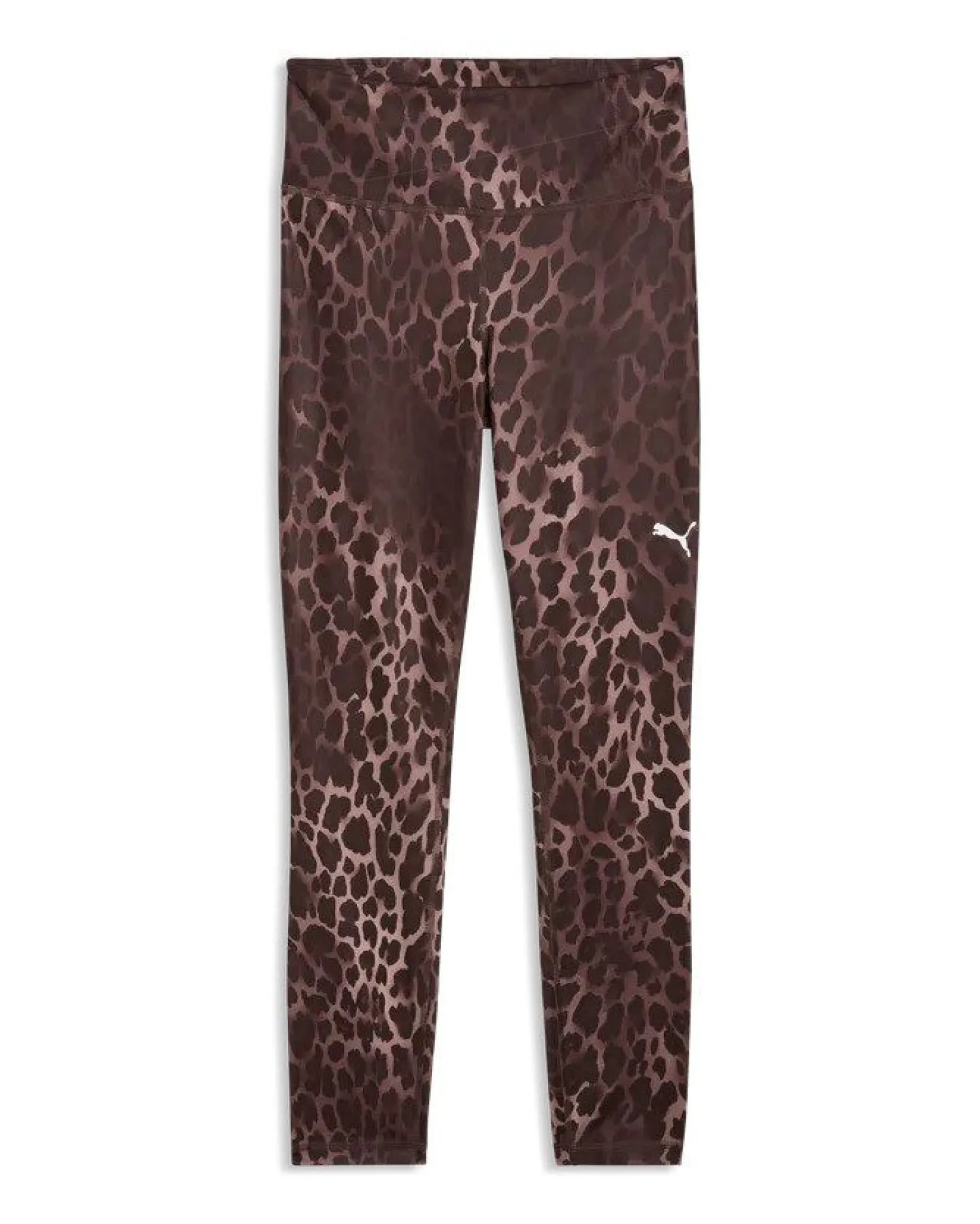 PUMA - LEGGINGS MACULATO MARRONE E BEIGE SPOTTED HAZE DA DONNA, 528515-13