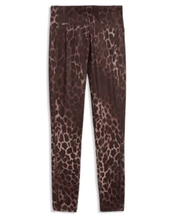 PUMA - LEGGINGS MACULATO MARRONE E BEIGE SPOTTED HAZE DA DONNA, 528515-13