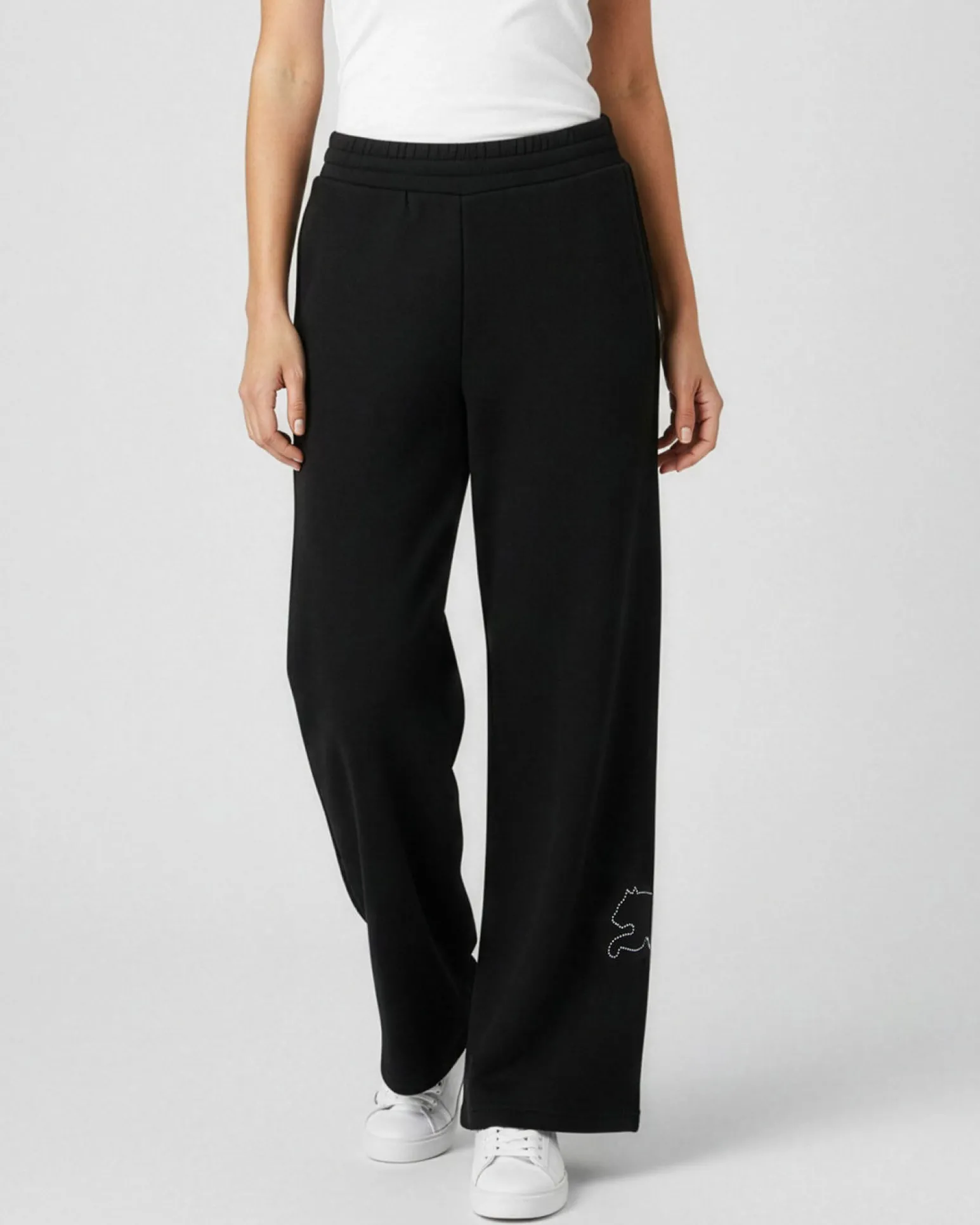 PUMA - LEGGINGS NERO BEDAZZLED COMFORT HIGH DA DONNA, 636903-01