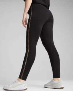 PUMA - LEGGINGS NERO ESS GRAPHIC ANIMAL DA DONNA - 688536-01