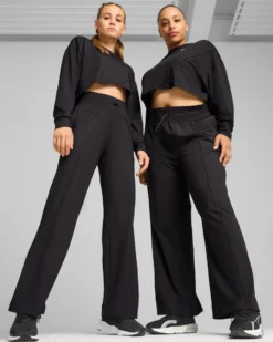 PUMA - LEGGINS CLOUDSPUN HW WIDE LEG NERO - 525764-01