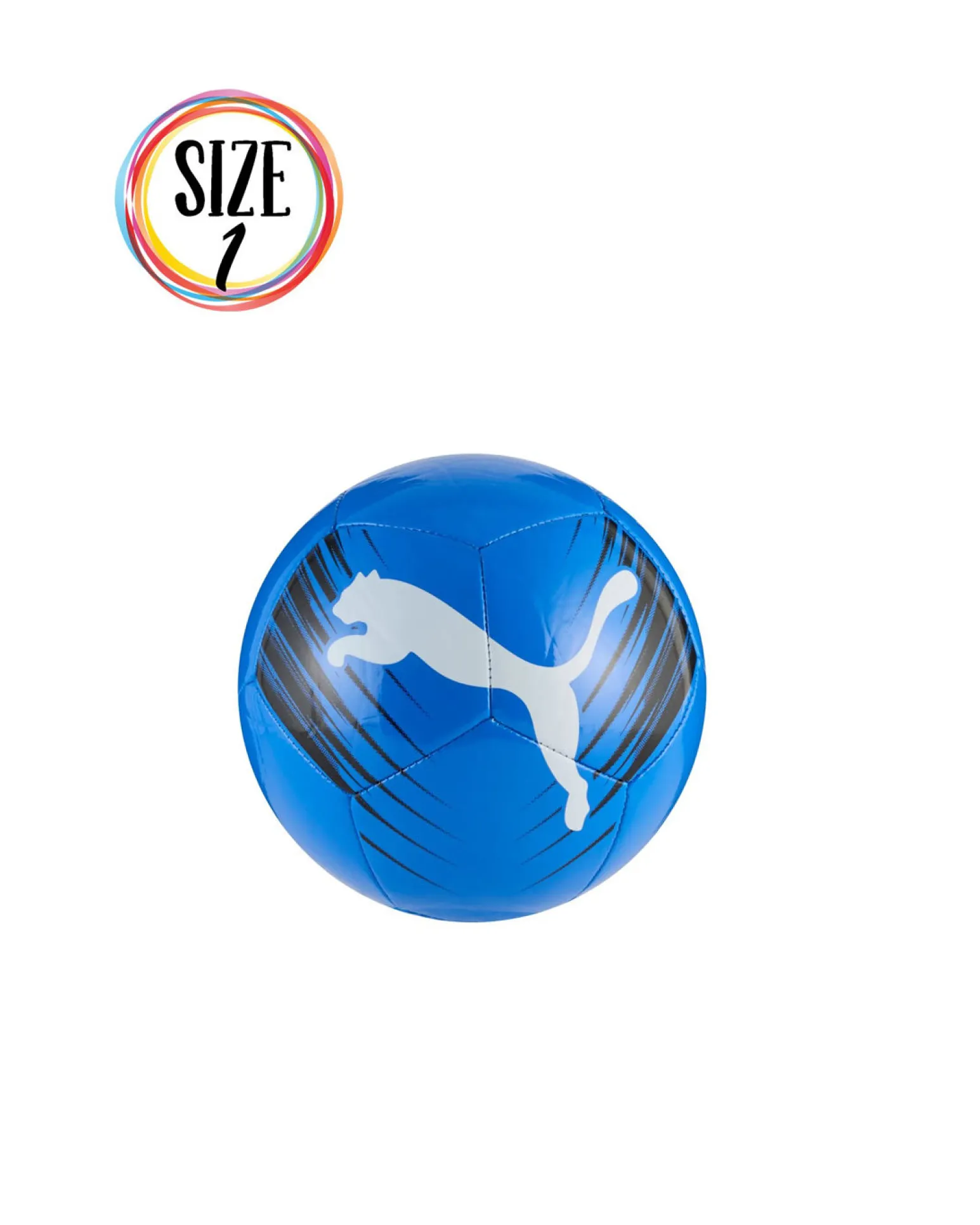 PUMA – PALLONE MINI ATTACANTO BLU E NERO CON LOGO BIANCO MISURA 1 , 084741-02