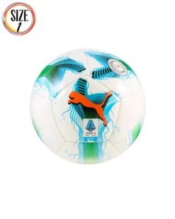 PUMA - PALLONE MINI ORBITA SERIE A BIANCO/MULTICOLOR CON LOGO ARANCIONE MISURA 1, 084642-01