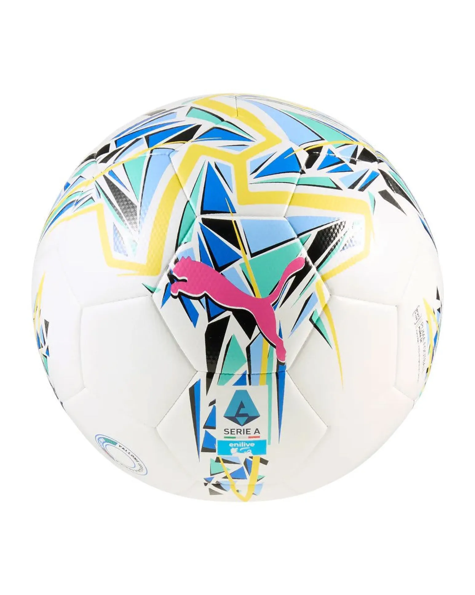 PUMA - PALLONE ORBITA SERIE A BIANCO -MULTICOLOR MISURA 5, 084640-03