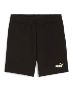 PUMA - PANTALONCINO CORTO JUNIOR (7 - 16 ANNI) NERO ESS 2 COLOR, 685826-56