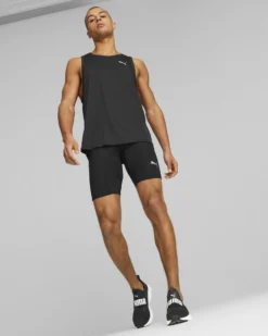 PUMA - PANTALONCINO DA UOMO RUN FAVORITE SHORT TIGHT BLACK - 523156-01