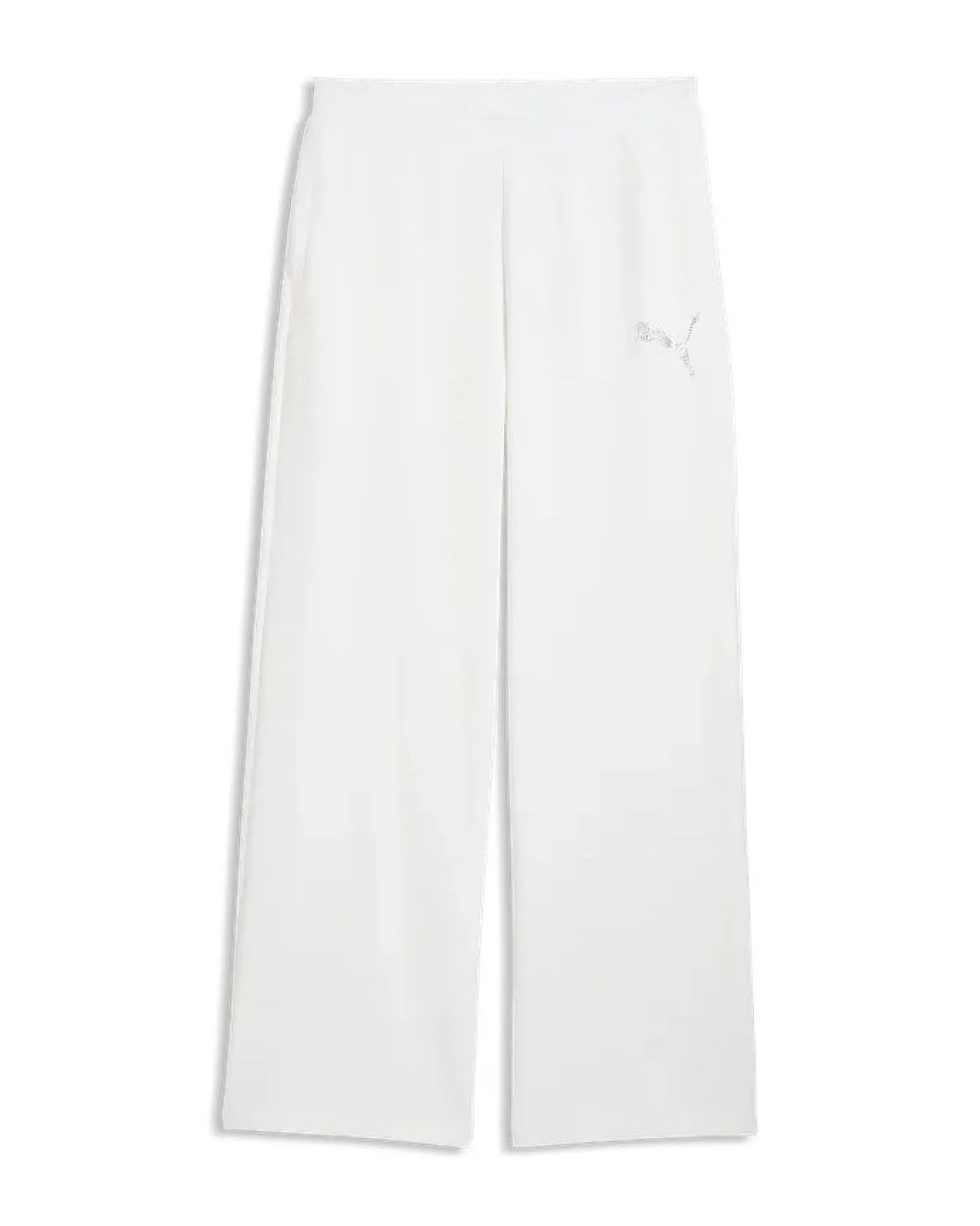 PUMA - PANTALONE DONNA BIANCO ESSENTIAL GRAPHIC LEO LUXE, 634567-02