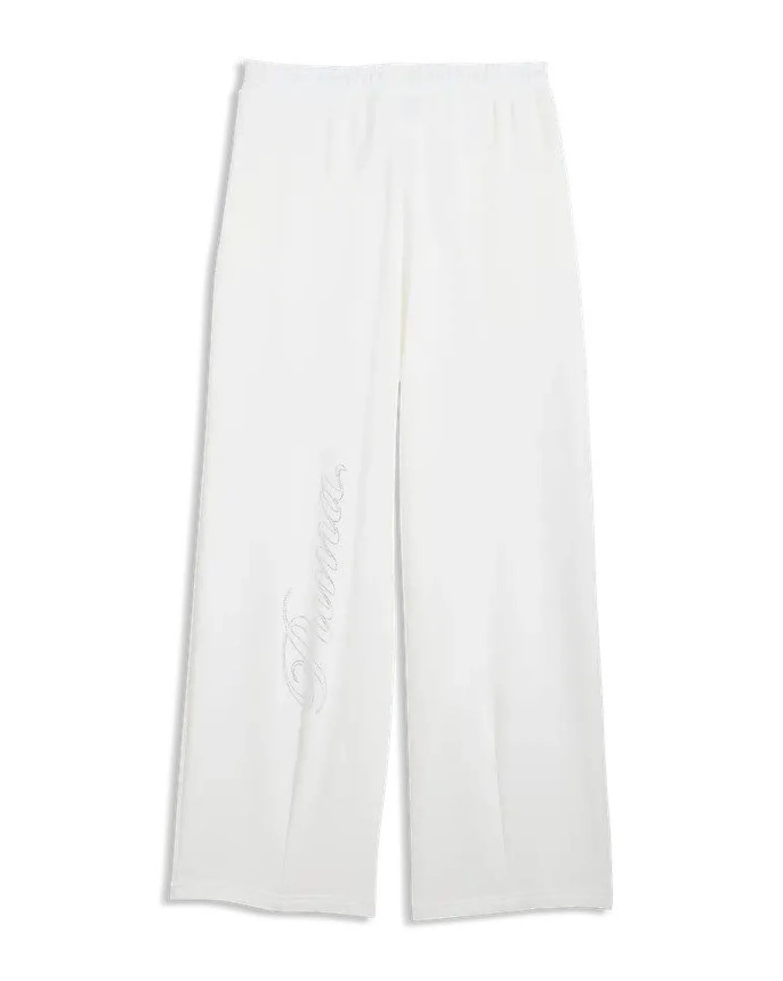 PUMA - PANTALONE DONNA BIANCO ESSENTIAL GRAPHIC LEO LUXE, 634567-02