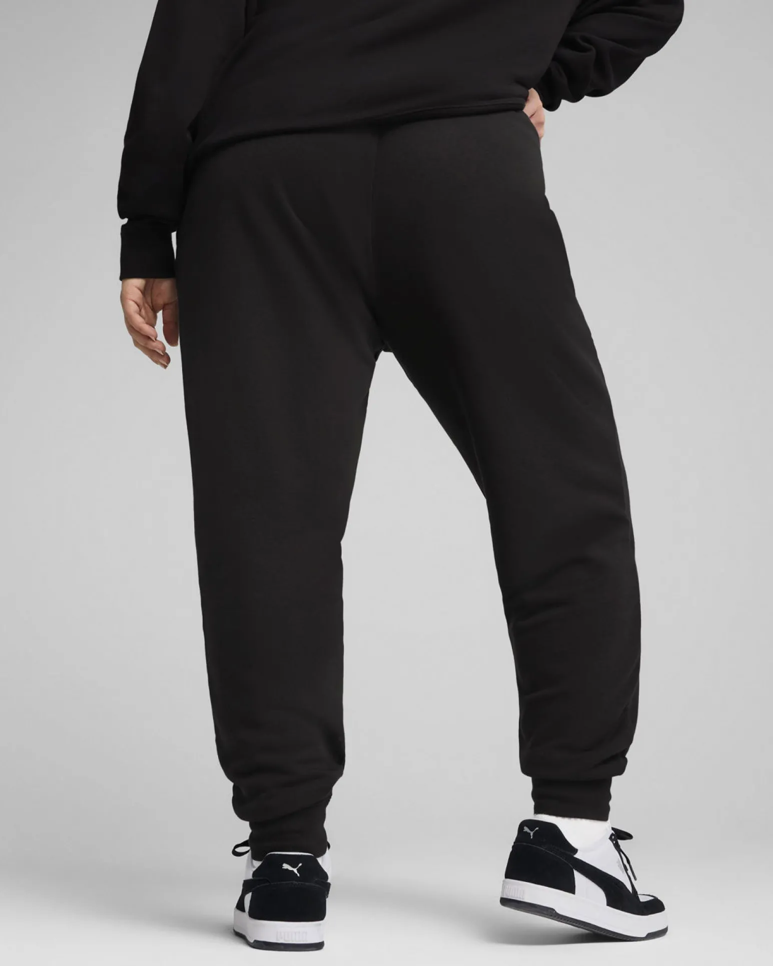 PUMA - PANTALONE ESSENTIAL SMALL N. 1 LOGO SWEAT NERO DA DONNA, 682450-01