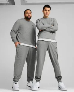 PUMA - PANTALONE GRIGIO ESSENTIAL N. 1 LOGO JERSEY CL DA UOMO, 682618-01