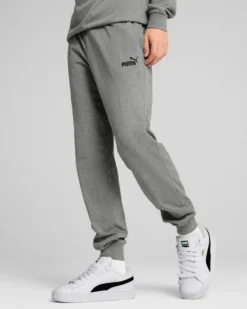 PUMA - PANTALONE GRIGIO ESSENTIAL N. 1 LOGO JERSEY CL DA UOMO, 682618-01