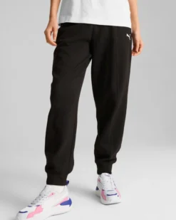 PUMA - PANTALONE HER HIGH-WAIST CL NERO DA DONNA- 681634-01