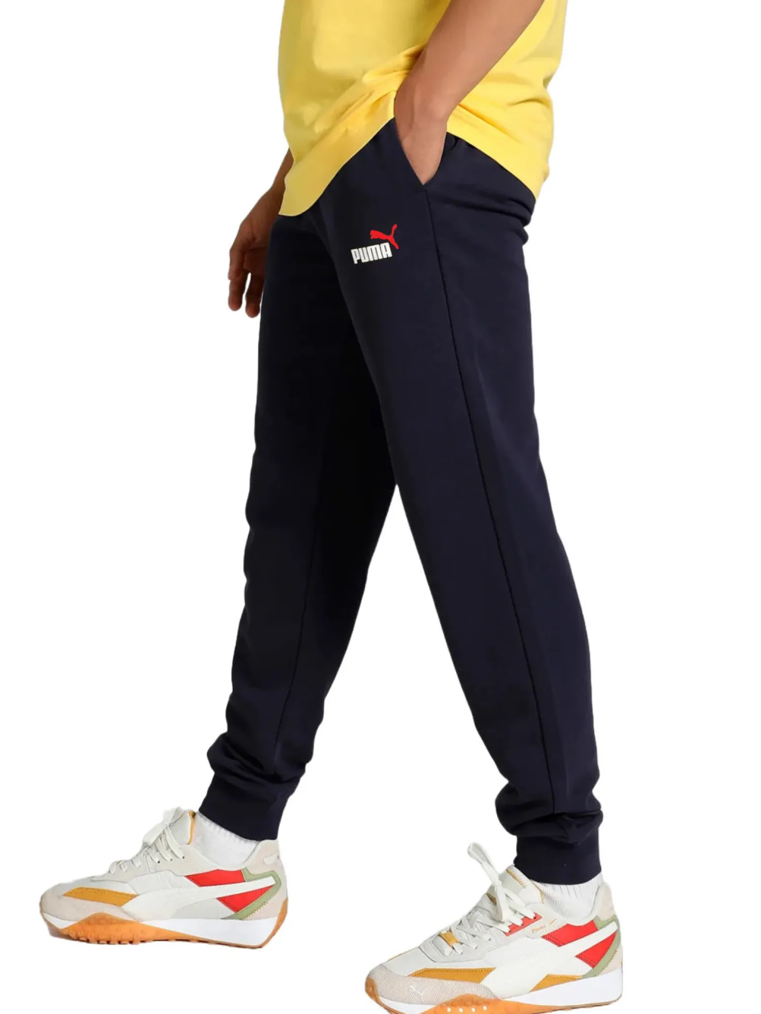 PUMA - PANTALONE NAVY ESSENTIAL 2 COLOR NO.1 LOGO SW DA UOMO, 684714-19