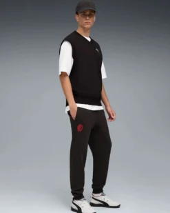 PUMA -PANTALONE NERO AC MILANFTBLESS TR DA UOMO, 692201-02