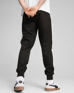 PUMA - PANTALONE NERO CON BANDE BIANCHE  T7 ALWAYS ON TRACKPUMA , 629588-01