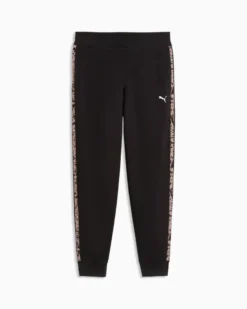 PUMA - PANTALONE NERO DA DONNA ESSENTIAL ANIMAL VESTIBILITA' COMFORT 692464-01