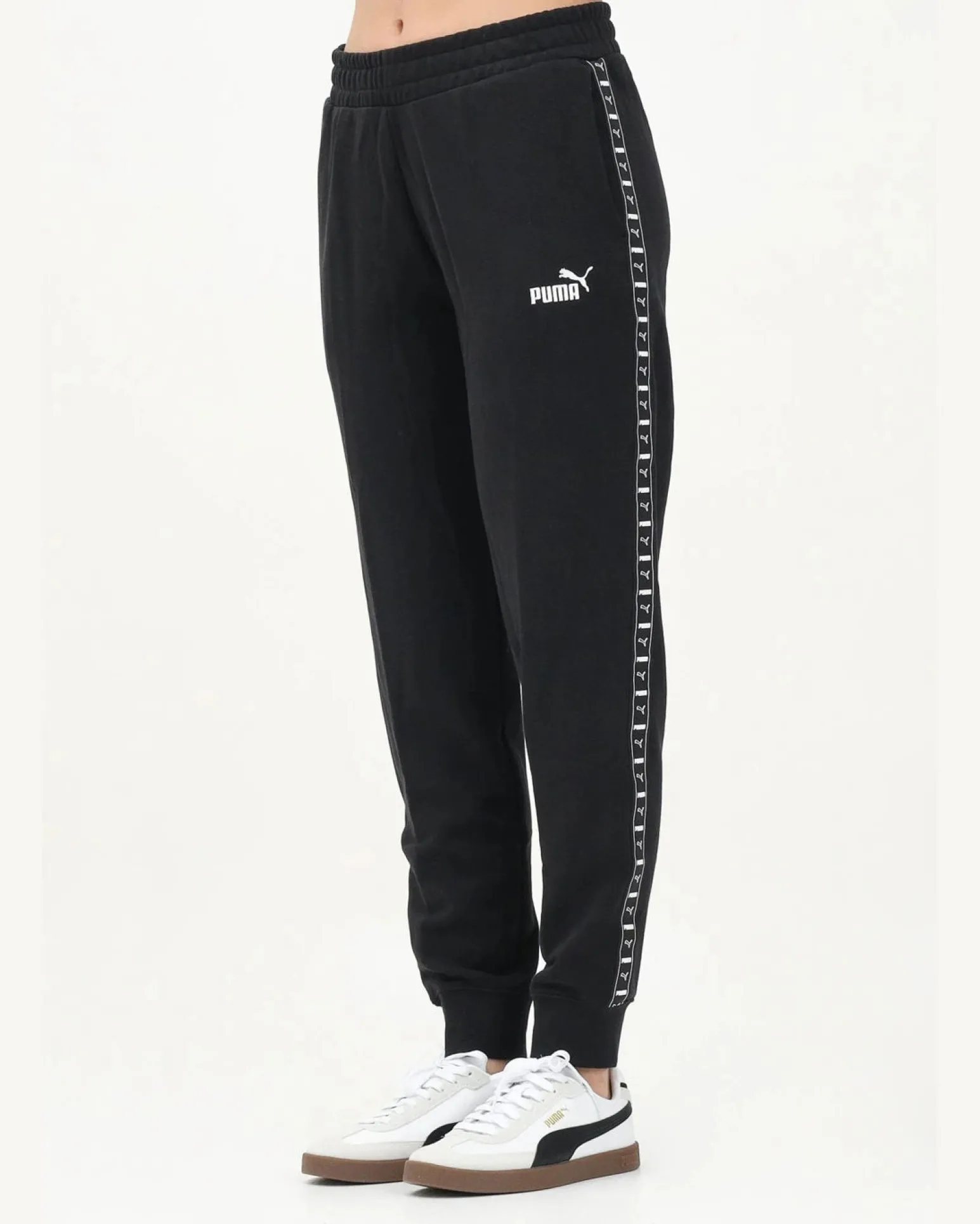 PUMA - PANTALONE NERO ESSENTIAL SWEATPANTS DA DONNA , 685013-01