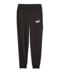 PUMA - PANTALONE NERO JUNIOR ( 5-16 ANNI) ESSENTIAL CARGO PANTS FL , 676320-01