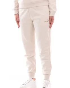 PUMA - PANTALONE PANNA DA DONNA CON LOGO GLITTER 685168-87