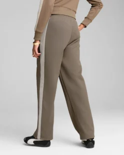 PUMA - PANTALONE T7 ALWAYS ON TAUPE CON BANDA BEIGE  DA DONNA, 629797-97