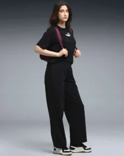 PUMA - PANTALONE TUTA DRITTI NERO ESSENTIAL NATURE 2.0 COMFORT  DA DONNA, 688081-96