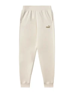 PUMA - PANTALONE TUTA  JUNIOR ( 7-16 ANNI) BEIGE ESSENTIAL+TEXTURED FOIL LOGO, 692210-87