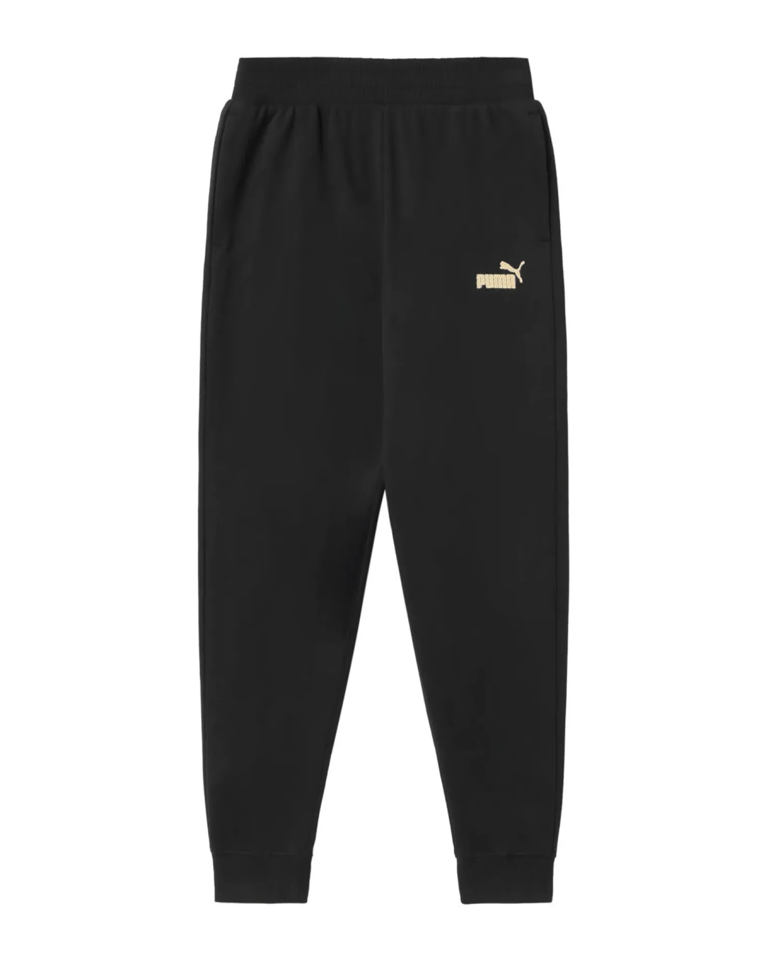 PUMA - PANTALONE TUTA JUNIOR ( 7-16 ANNI) NERO ESSENTIAL+TEXTURED FOIL LOGO, 692210-01