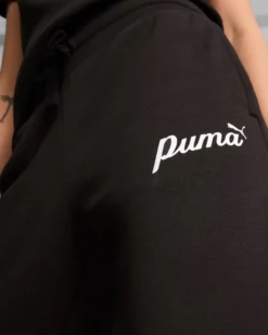 PUMA - PANTALONE TUTA NERO ESSENTIAL+ SCRIPT FL DA DONNA,  681536-01
