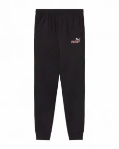 PUMA -PANTALONE TUTA RAGAZZA ( 5-16 ANNI) NERO  ESSENTIAL+LOGO,  692214-02