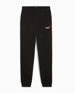 PUMA -PANTALONE TUTA RAGAZZA ( 5-16 ANNI) NERO ESSENTIAL+LOGO FL, 627922-01