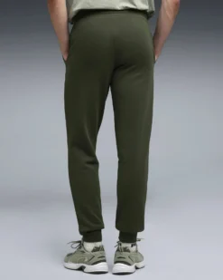 PUMA - PANTALONE VERDE  ESSENTIAL 2 COLOR NO.1 LOGO SWEAT DA UOMO, 682607-75