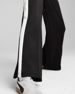 PUMA - PANTALONI DONNA T7 LOW RISE TRACK OP NERI E BIANCHI - 629803-01