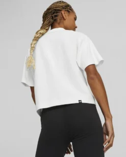PUMA - Polo da donna bianca