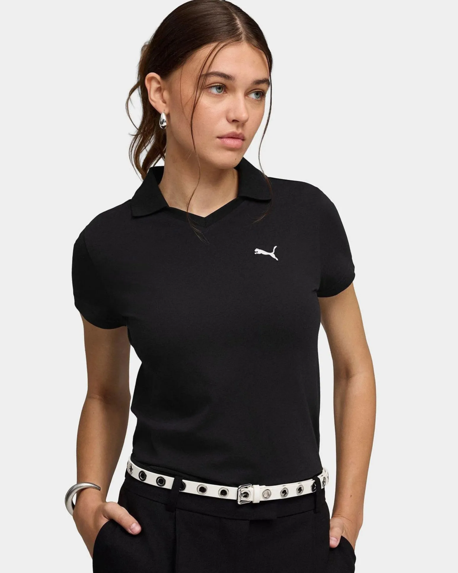 PUMA - POLO NERA ESSENTIAL BABY DA DONNA, 693848-01