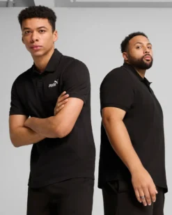PUMA - POLO NERA ESSENTIAL N.1 LOGO PIQUE TU DA UOMO - 682552-01
