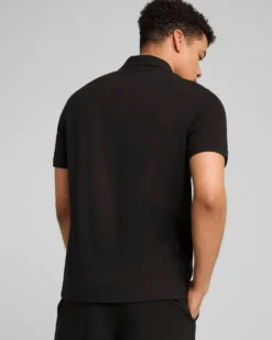 PUMA - POLO NERA ESSENTIAL N.1 LOGO PIQUE TU DA UOMO - 682552-01
