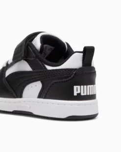 PUMA REBOUND V6 LO AC+ - SNEAKERS NERA E BIANCA, NUMERATA 20/27 - 397420-01