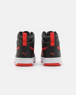 PUMA REBOUND V6 MID - Scarpa nera e rossa, numerata 36/39 - 393831-11