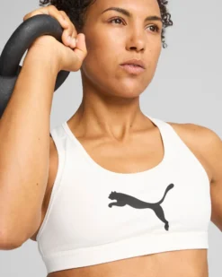 PUMA -REGGISENO SPORTIVO BIANCO 4KEEPS BRA DA DONNA, 526960-52
