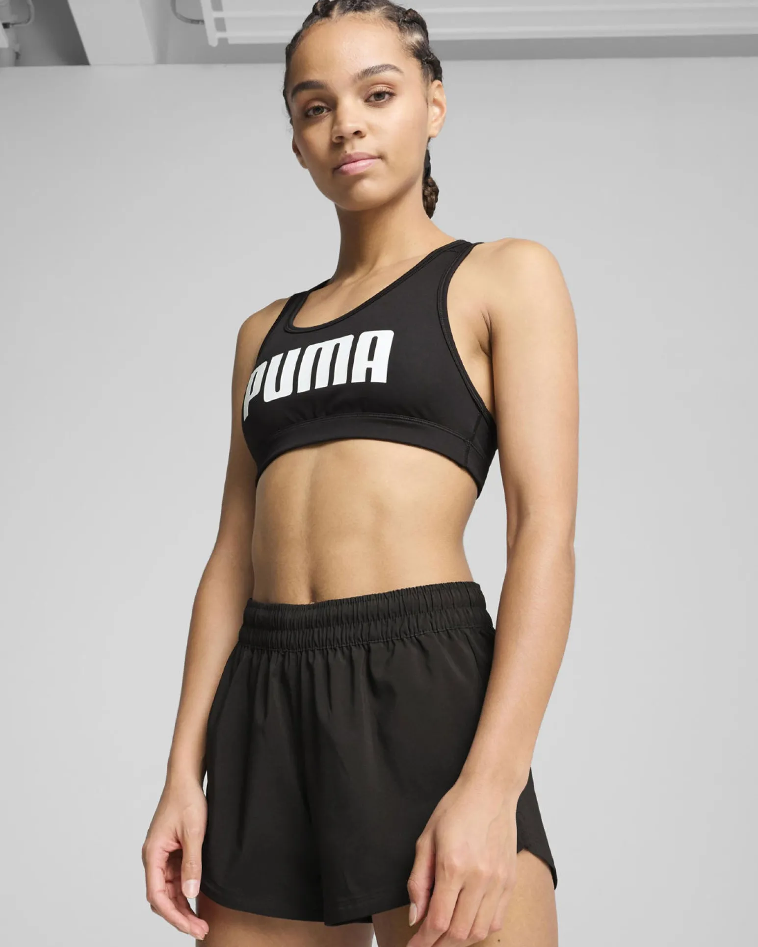 PUMA -REGGISENO SPORTIVO NERO 4KEEPS BRA DA DONNA, 526960-01