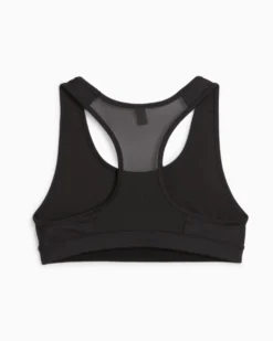 PUMA -REGGISENO SPORTIVO NERO 4KEEPS BRA BIG CAT DA DONNA, 525316-51