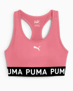 PUMA -REGGISENO SPORTIVO ROSA 4KEEPS ELASTICIZZATO, 526962-15