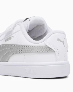 PUMA RICKIE CLASSIC V INF - Sneakers bianca e argento, numerata 20/27 - 394254-16