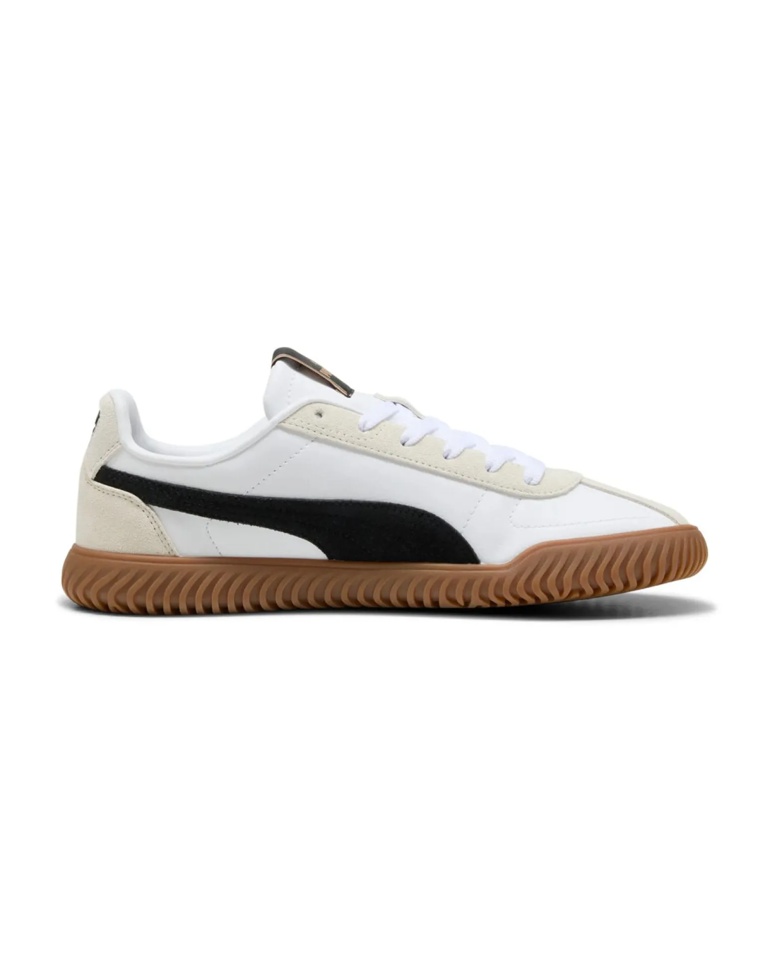 PUMA - Scarpa bianca con dettagli neri e beige - PUMA CLUB KAYZER OG