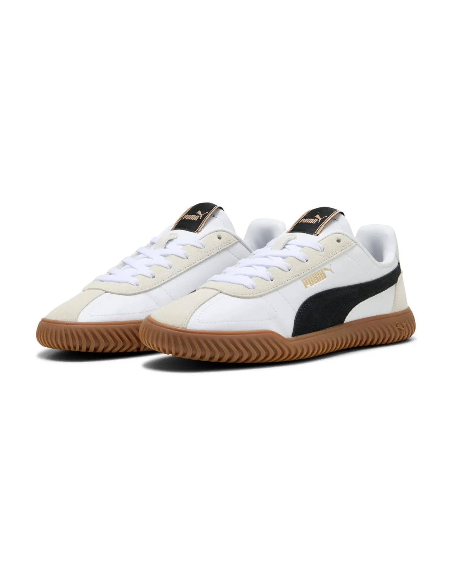 PUMA - Scarpa bianca con dettagli neri e beige - PUMA CLUB KAYZER OG
