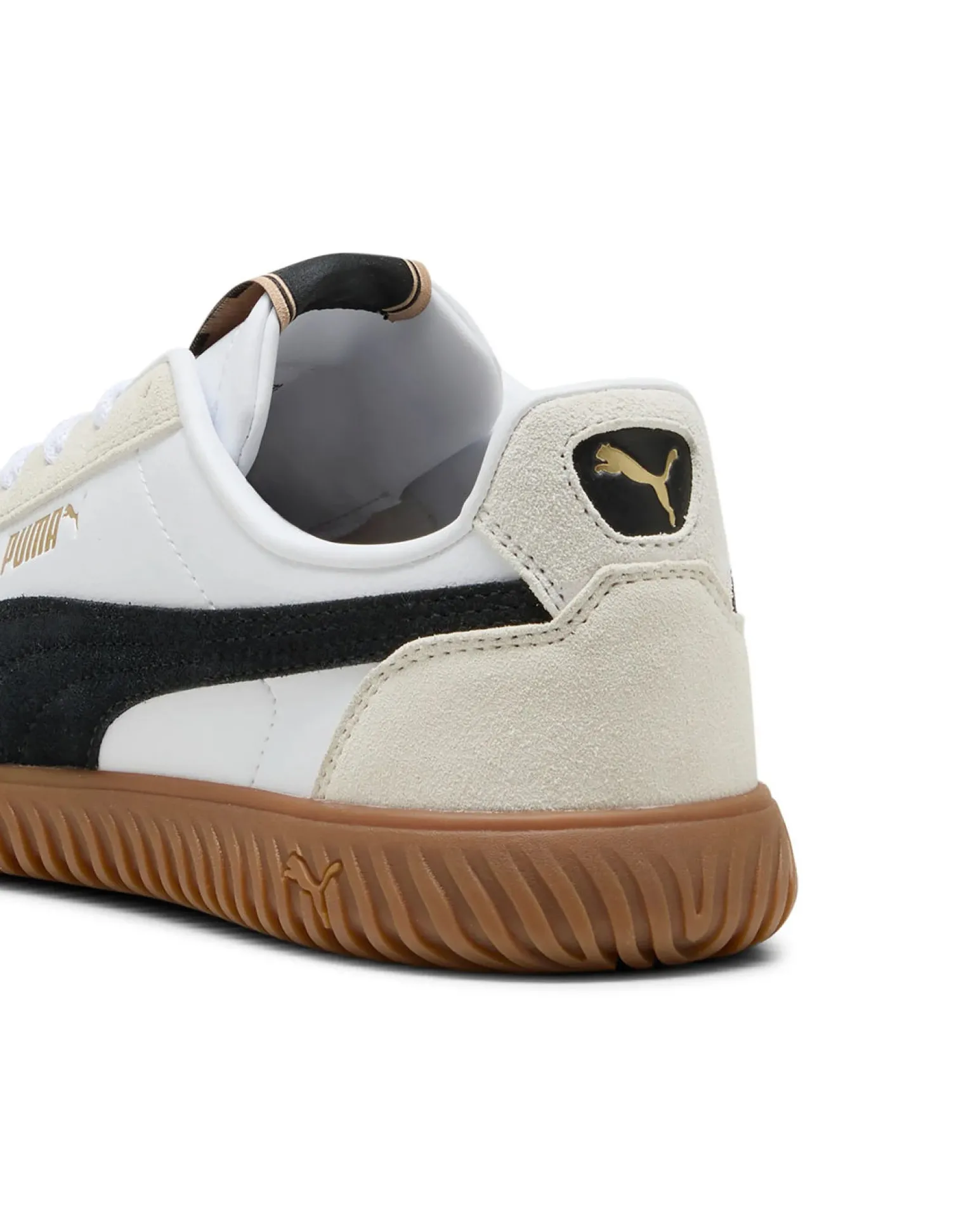 PUMA - Scarpa bianca con dettagli neri e beige - PUMA CLUB KAYZER OG
