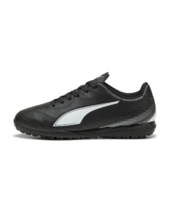 PUMA - SCARPA DA CALCETTO NERA E BIANCA VITORIA II TT DAL 28 AL 38.5, 108504-01